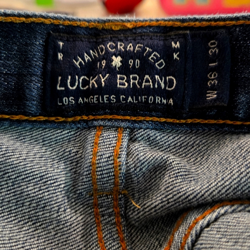 38 X 30 Lucky Brand Men's Blue Jeans